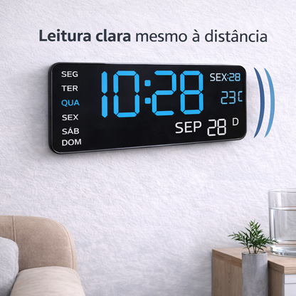 Relógio Digital LED Multifuncional